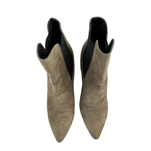 Kristin Cavallari x Chinese Laundry Suede Starlight Green Bootie Women's 9/EU 40 - Picture 4 of 12